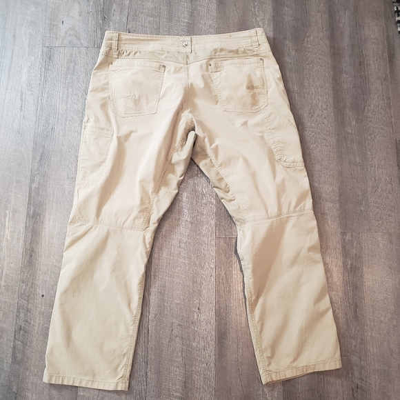 KUHL Radikl Performance Stretch Outdoors Pants Trousers Men's 40 X 30 Tan - Picture 2 of 10